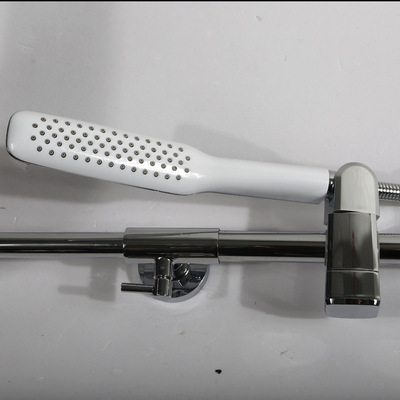 【水暖潔具批發(fā) 三檔分水淋浴套裝 全銅電鍍頂噴花灑套裝】價(jià)格,廠家,圖片,淋浴器/淋浴柱/花灑,南安市侖蒼奇箭衛(wèi)浴水暖配件店-